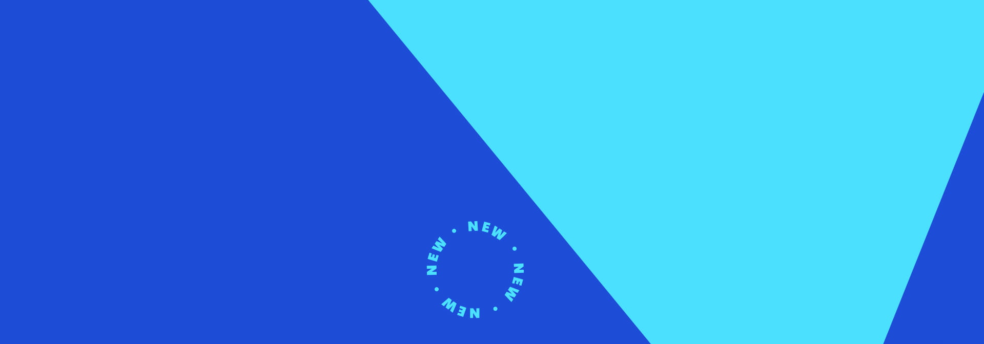 blue spotlight banner